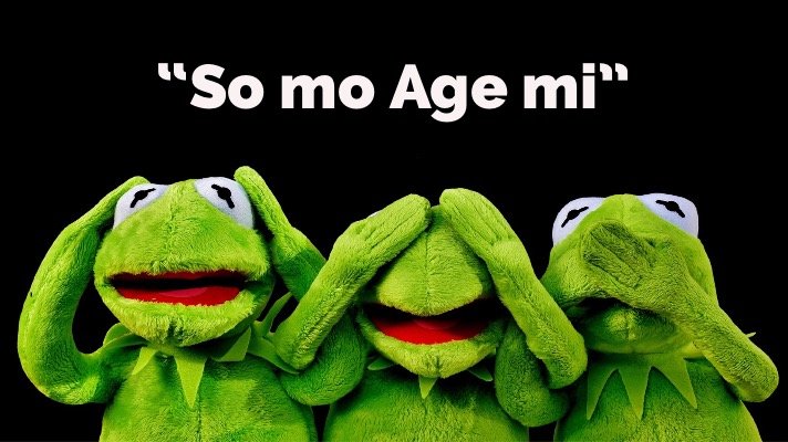 “so mo age mi”: A Rant
